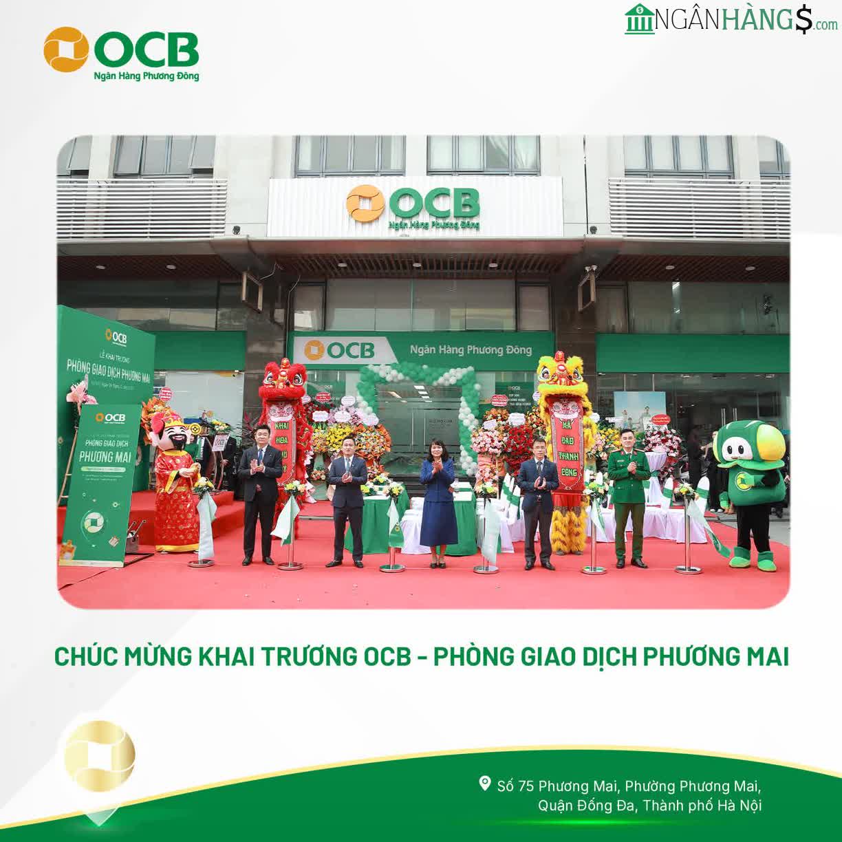 Ảnh Ngân hàng Phương Đông OCB Phòng giao dịch Phương Mai 1